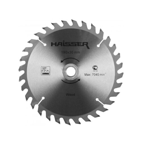 Диск пильный по дереву 190*30 32Т HAISSER