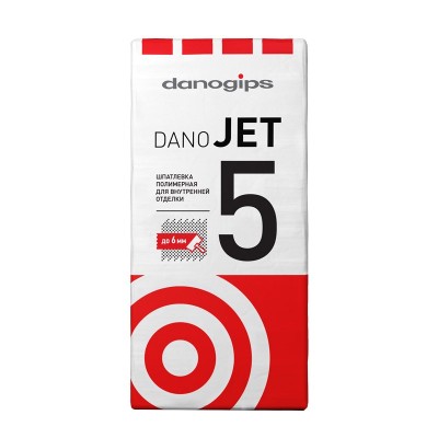 Шпатлёвка DanogipsJET 5 выравнивающая полимерная (25 кг)