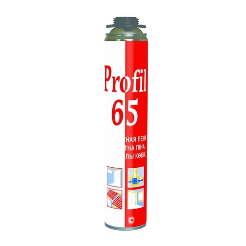 Пена монтажная Profil 65 профессиональная, 820 мл, летняя